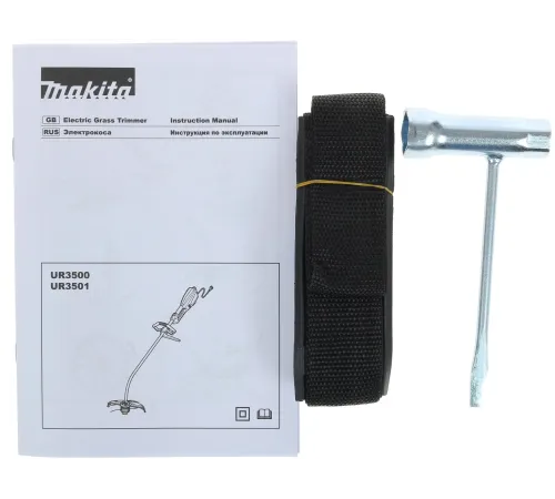 Триммер электрический Makita UR3500 700Вт реж.эл.:леска