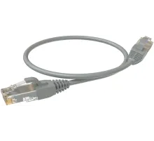 Патч-корд Sysmatrix PC 4545.5EU26.03LSZHGY U/UTP RJ-45 вил.-вилка RJ-45 кат.5E 0.3м серый LSZH