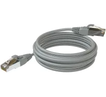 Патч-корд Sysmatrix PC 4545.5ES26.5LSZHGY F/UTP RJ-45 вил.-вилка RJ-45 кат.5E 5м серый LSZH