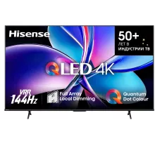 Телевизор QLED Hisense 100" 100E7Q PRO темно-серый 4K Ultra HD 144Hz DVB-T DVB-T2 DVB-C DVB-S DVB-S2 USB WiFi Smart TV