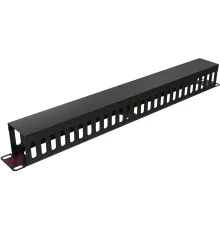 Кабельный органайзер Sysmatrix SA 0021.911 дл.482мм шир.70мм выс.45мм 1U черный