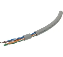 Кабель информационный Sysmatrix TP UUTP4.5ES24.PVC.GY305 кат.5E U/UTP 4 пары 0.5AWG нг(А)-LS внутренний 305м серый