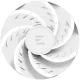 Вентилятор для корпуса ZALMAN ZM-AF120R ARGB WHITE, REVERSE, 120x120x25mm, 4-PIN PWM, 800-1500 RPM, 24,3 DBA MAX, HYDRO BEARING