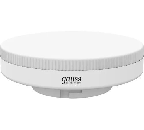 Лампа светодиодная Gauss Elementary 10Вт цок.:GX53 (упак.:5шт) (84820V) Лампа светодиодная Gauss Elementary 10Вт цок.:GX53 (упак.:5шт) (84820V)