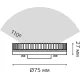 Лампа светодиодная Gauss Elementary 10Вт цок.:GX53 (упак.:5шт) (84820V)