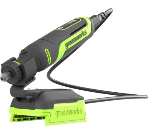 Гравер аккумуляторный GreenWorks G24RT, 24V, бесщеточный, с принадлежностями 52 шт., без АКБ и ЗУ (3200807) Гравер аккумуляторный GreenWorks G24RT, 24V, бесщеточный, с принадлежностями 52 шт., без АКБ и ЗУ (3200807)