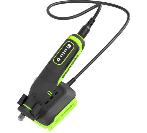 Гравер аккумуляторный GreenWorks G24RT, 24V, бесщеточный, с принадлежностями 52 шт., без АКБ и ЗУ (3200807) Гравер аккумуляторный GreenWorks G24RT, 24V, бесщеточный, с принадлежностями 52 шт., без АКБ и ЗУ (3200807)