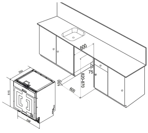 Посудомоечная машина встраив. Weissgauff BDW 6038 Touch Inverter Autoopen Infolight полноразмерная Посудомоечная машина встраив. Weissgauff BDW 6038 Touch Inverter Autoopen Infolight полноразмерная