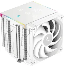 Устройство охлаждения(кулер) Deepcool AK620 Digital Pro Wh ARGB Soc-AM5/AM4/1151/1200/2066/1700 белый 4-pin 25dB Al+Cu LCD 260W 1491gr Ret (R-AK620-WHAPMN-G)