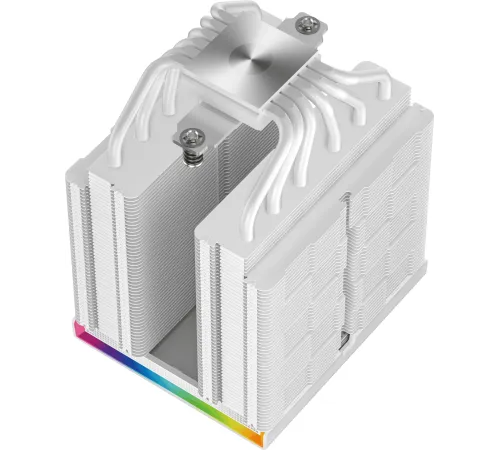 Устройство охлаждения(кулер) Deepcool AK620 Digital Pro Wh ARGB Soc-AM5/AM4/1151/1200/2066/1700 белый 4-pin 25dB Al+Cu LCD 260W 1491gr Ret (R-AK620-WHAPMN-G)