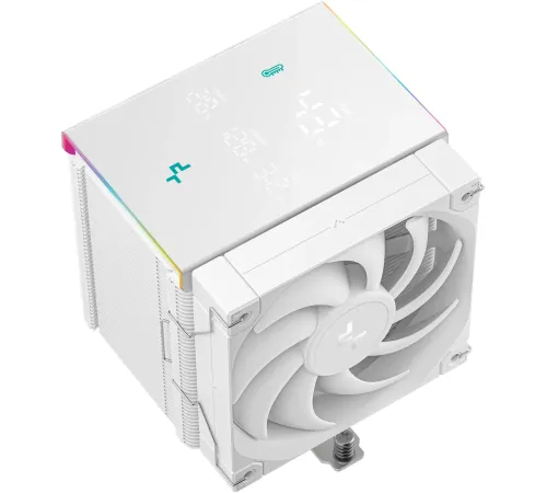 Устройство охлаждения(кулер) Deepcool AK500 Digital Pro ARGB Soc-AM5/AM4/1200/1700/1851 белый 4-pin 25dB Al+Cu LCD 240W 1346gr Ret (R-AK500-WHAPMN-G)