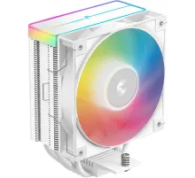 Вентилятор для процессора Deepсool AG400 ARGB V2 WH (Soc 1700/115X/1200/1851/AM5/AM4, 120mm, 2100rpm, 31.6 дБ, 220W, PWM 4-pin, Al+Cu) (R-AG400-WHA