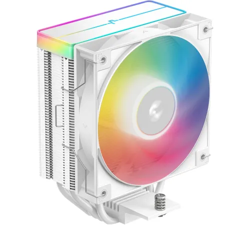 Вентилятор для процессора Deepсool AG400 ARGB V2 WH (Soc 1700/115X/1200/1851/AM5/AM4, 120mm, 2100rpm, 31.6 дБ, 220W, PWM 4-pin, Al+Cu) (R-AG400-WHA