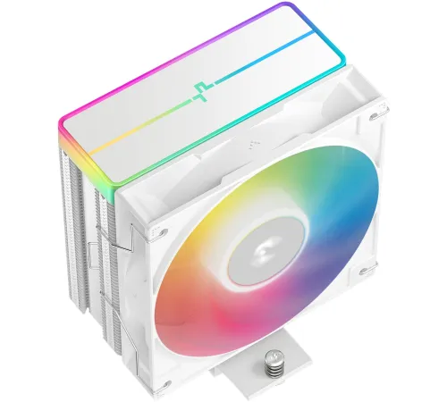 Вентилятор для процессора Deepсool AG400 ARGB V2 WH (Soc 1700/115X/1200/1851/AM5/AM4, 120mm, 2100rpm, 31.6 дБ, 220W, PWM 4-pin, Al+Cu) (R-AG400-WHA