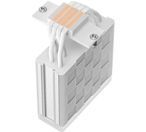 Вентилятор для процессора Deepсool AG400 ARGB V2 WH (Soc 1700/115X/1200/1851/AM5/AM4, 120mm, 2100rpm, 31.6 дБ, 220W, PWM 4-pin, Al+Cu) (R-AG400-WHA