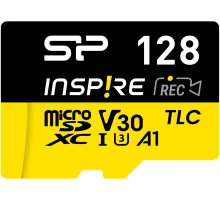 Флеш карта microSDXC 128GB Silicon Power SP128GBSTXLV3V1N Elite V30 A1 w/o adapter