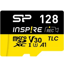 Флеш карта microSDXC 128GB Silicon Power SP128GBSTXLV3V1N Elite V30 A1 w/o adapter