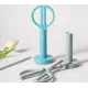 Ножницы Deli ENS051 BLUE Nusign офисные 180мм ручки пластиковые титановое покрытие сталь голубой