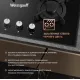 Газовая варочная поверхность Weissgauff HG 631 BGV черный
