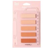 Закладки самокл. пластиковые Deli ENS356-PK 12x44мм 5цв.в упак. 20лист розовый на линейке (упак.:5шт)