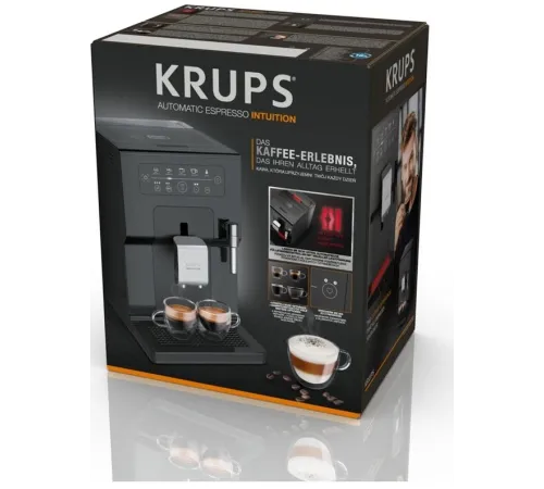 Кофемашина Krups Essential EA870810 1450Вт черный/нержавеющая сталь