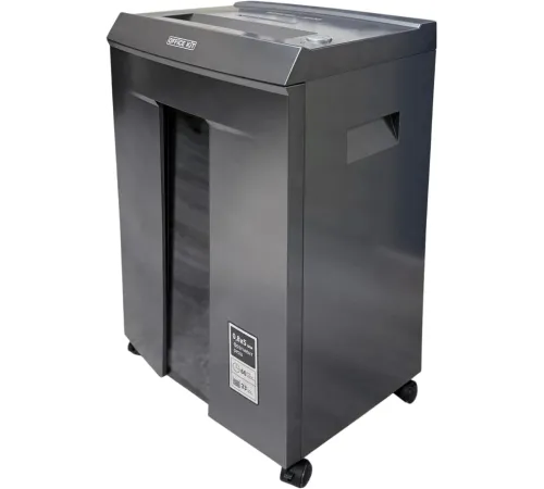 Шредер Office Kit S300 0,8x5 черный (секр.P-7) фрагменты 8лист. 33лтр. пл.карты CD