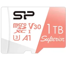Флеш карта microSDXC 1TB Silicon Power SP001TBSTXDV3V20 Superior V30 A1 + adapter
