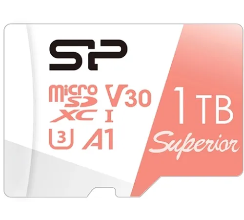 Флеш карта microSDXC 1TB Silicon Power SP001TBSTXDV3V20 Superior V30 A1 + adapter Флеш карта microSDXC 1TB Silicon Power SP001TBSTXDV3V20 Superior V30 A1 + adapter