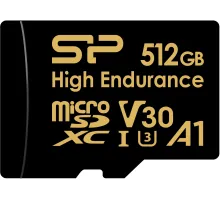 Флеш карта microSDXC 512GB Silicon Power SP512GBSTXDV3V1H Superior V30 A1 + adapter