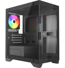 Корпус Accord ACC-350-02B черный без БП mATX 1x120mm 1xUSB2.0 1xUSB3.0 1xUSB3.1 audio