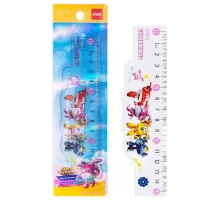 Линейка Deli EH658 Super Wings пластик дл.15см ассорти