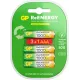 Аккумулятор GP 100AAAHC3/1RGY-2CRCB4 40/400 AAA NiMH 1000mAh (4шт) блистер