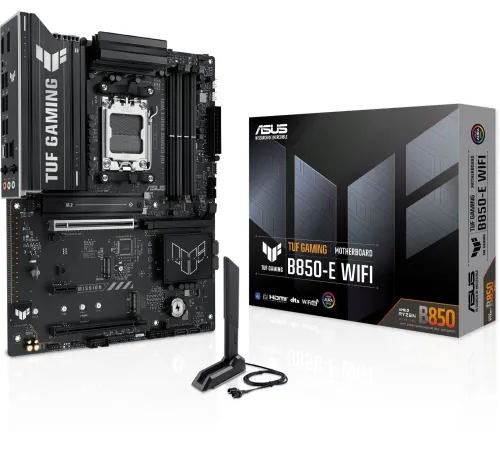 Материнская плата Asus TUF GAMING B850-E WIFI SocketAM5 AMD B850 4xDDR5 ATX AC`97 8ch(7.1) 2.5Gg RAID+HDMI+DP