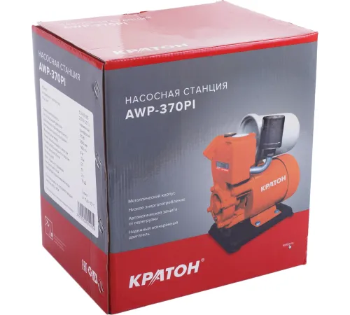 Насосная станция центробежный Кратон AWP-370PI 370Вт 1920л/час (5 04 05 005)