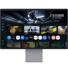 Монитор Samsung 32" Odyssey OLED G8 LS32FM902SIXCI серебристый OLED LED 16:9 HDMI матовая HAS Piv 260cd 178гр/178гр 3840x2160 DP 4K USB 8.4кг