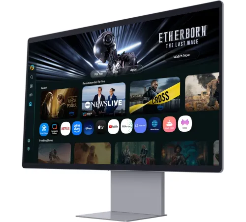 Монитор Samsung 32" Odyssey OLED G8 LS32FM902SIXCI серебристый OLED LED 16:9 HDMI матовая HAS Piv 260cd 178гр/178гр 3840x2160 DP 4K USB 8.4кг