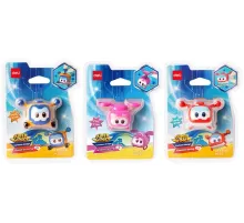 Ластик Deli EH325 Super Wings 40x30x30мм резина термопластичная ассорти блистер с европодвесом (1шт)