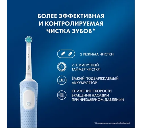 Зубная щетка электрическая Oral-B Vitality Pro Kids голубой Зубная щетка электрическая Oral-B Vitality Pro Kids голубой