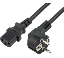 Шнур сетевой СЕЕ 7/7 (Schuko) – IEC 320 C13 3x0,75мм², длина 0,6м REXANT