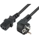 Шнур сетевой СЕЕ 7/7 (Schuko) – IEC 320 C13 3x0,75мм², длина 0,6м REXANT