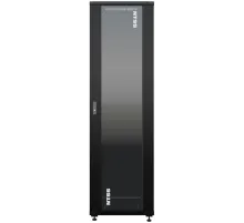 Шкаф коммутационный NTSS Премиум (NTSS-R42U6060GS-1BL) напольный 42U 600x600мм пер.дв.стекл металл 900кг черный 510мм 86кг 1987мм 20 металл
