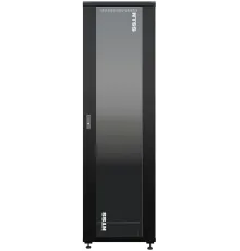 Шкаф коммутационный NTSS Премиум (NTSS-R42U6060GS-1BL) напольный 42U 600x600мм пер.дв.стекл металл 900кг черный 510мм 86кг 1987мм 20 металл