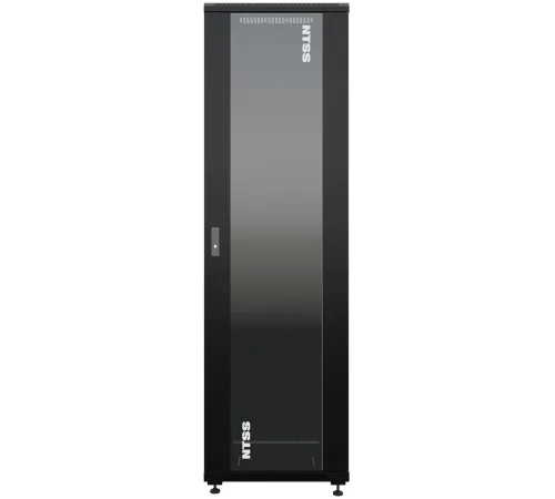 Шкаф коммутационный NTSS Премиум (NTSS-R42U6060GS-1BL) напольный 42U 600x600мм пер.дв.стекл металл 900кг черный 510мм 86кг 1987мм 20 металл Шкаф коммутационный NTSS Премиум (NTSS-R42U6060GS-1BL) напольный 42U 600x600мм пер.дв.стекл металл 900кг черный 510мм 86кг 1987мм 20 металл