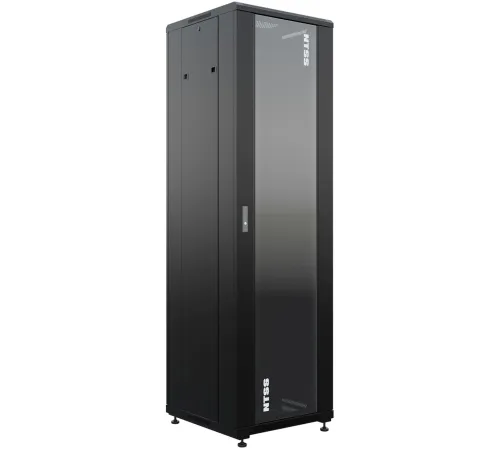 Шкаф коммутационный NTSS Премиум (NTSS-R42U6060GS-1BL) напольный 42U 600x600мм пер.дв.стекл металл 900кг черный 510мм 86кг 1987мм 20 металл Шкаф коммутационный NTSS Премиум (NTSS-R42U6060GS-1BL) напольный 42U 600x600мм пер.дв.стекл металл 900кг черный 510мм 86кг 1987мм 20 металл