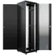 Шкаф коммутационный NTSS Премиум (NTSS-R42U6060GS-1BL) напольный 42U 600x600мм пер.дв.стекл металл 900кг черный 510мм 86кг 1987мм 20 металл