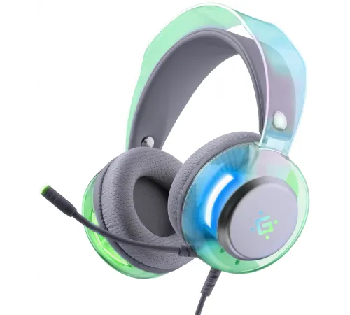 Игровая гарнитура DEFENDER (62490) Glitch белый, RGB