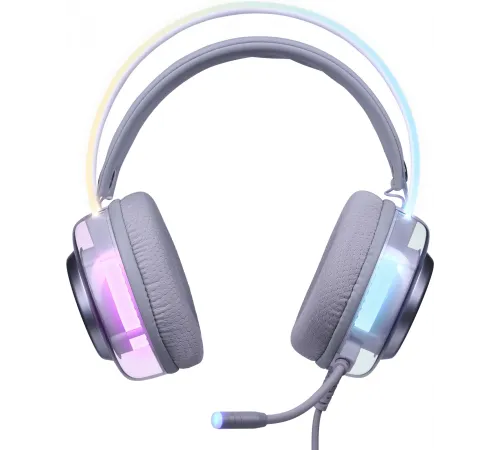 Игровая гарнитура DEFENDER (62490) Glitch белый, RGB