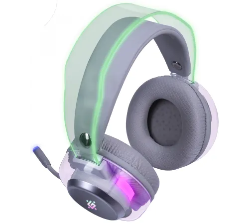 Игровая гарнитура DEFENDER (62490) Glitch белый, RGB