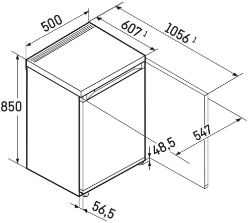 Холодильник Liebherr Rd 1200 1-нокамерн. белый
