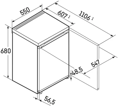 Холодильник Liebherr Re 1000 1-нокамерн. белый